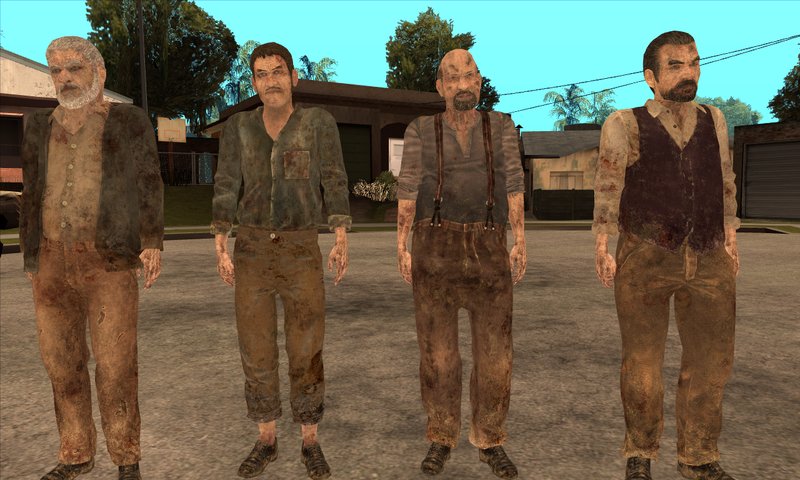 GTA San Andreas Ganados from Resident Evil 4 in HD Mod - GTAinside.com